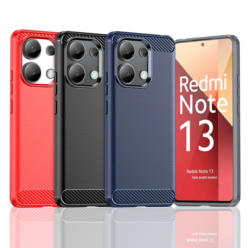 Per Xiaomi Redmi Note 13 Custodia 4G Per Xiaomi Redmi Note 13 4G Cover Shell Bumper Para Custodia Posteriore In Silicone Per Telefono Redmi Note 13 Pr