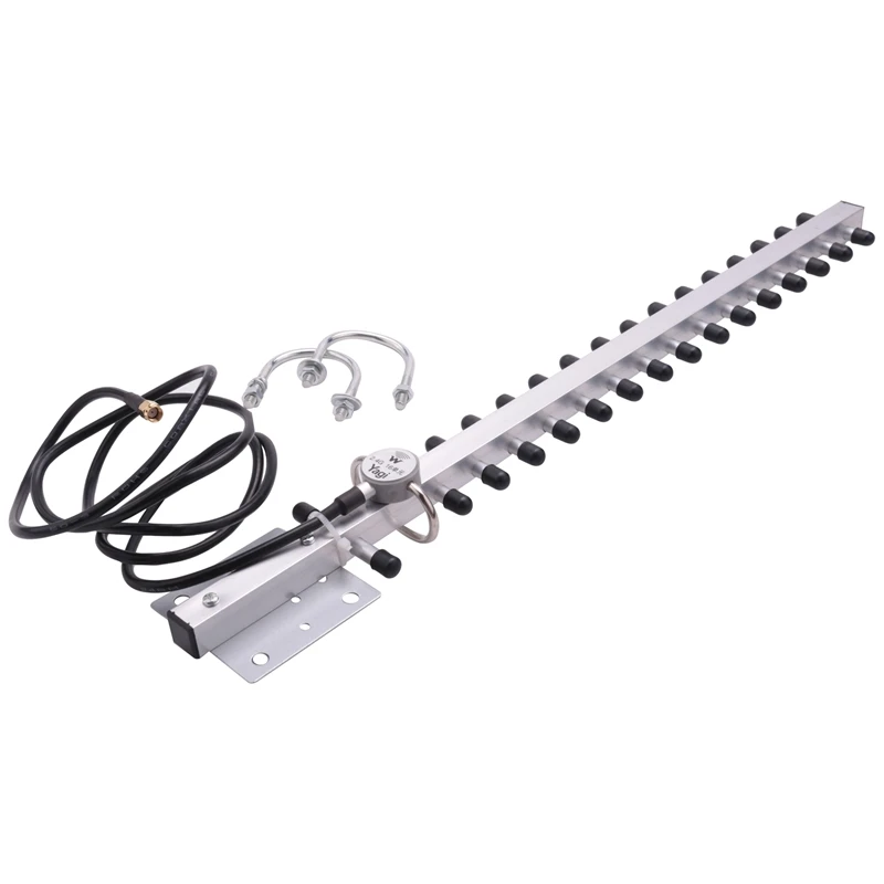 Description Picture 4 of item2.4Ghz Wifi Antenna 25Dbi Rp Sma Outdoor Wireless Yagi Antenna Directional Booster Amplifier Modem Cable