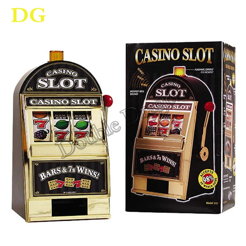 Arcade Style Toys Slot Machine Bank Casino Game Jackpot Piggy Bank Large Size