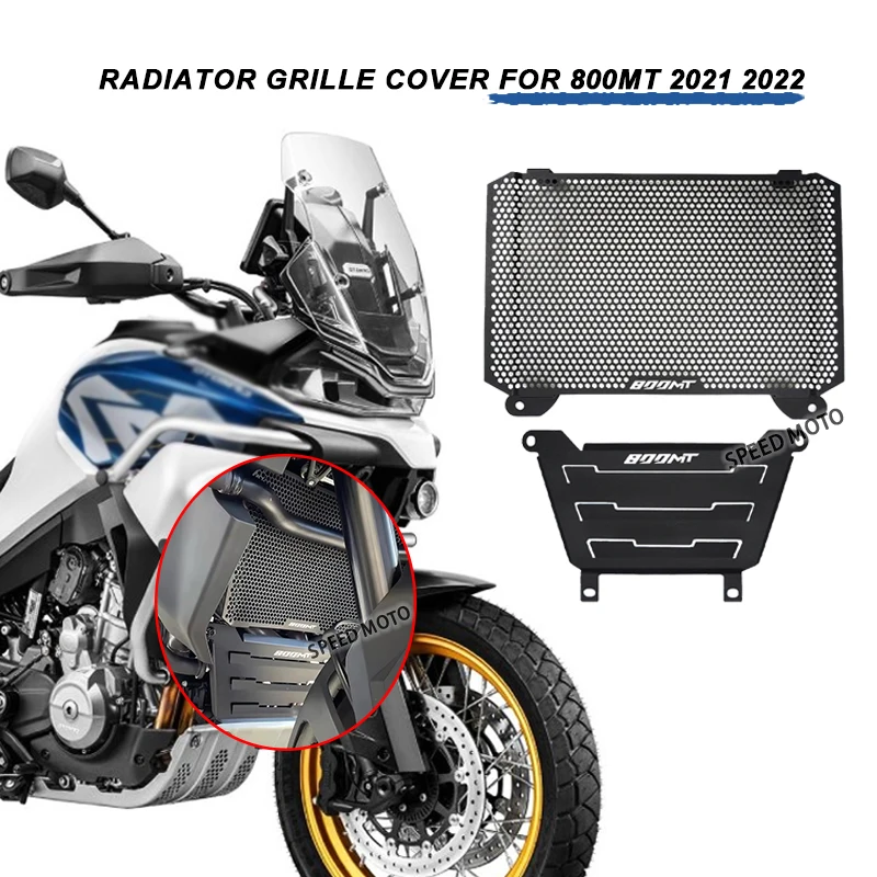 Griglia Protezione Radiatore Per CF800MT 800MT 2021-2025 | Copertura In Alluminio Nero