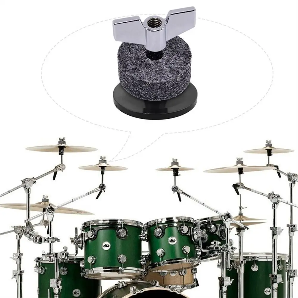 Cymbal Sleeve Cymbal Felt Washer Standard Size Wing Nuts Drum Stand Felt Anti-skid Gasket Drum Set Felts Replacement Parts
