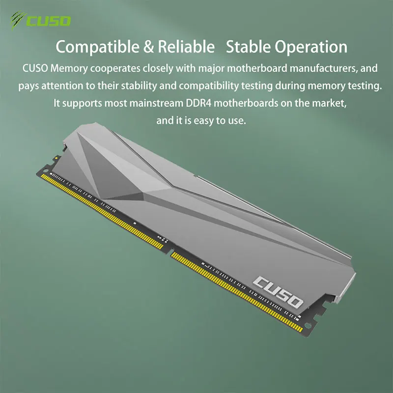 Desktop ram memory CUSO ddr4 3200mhz 8GB 16GB 2666MHz 3000MHz mem&oacute;ria ddr4 3200mhz Gaming Memory Desktop