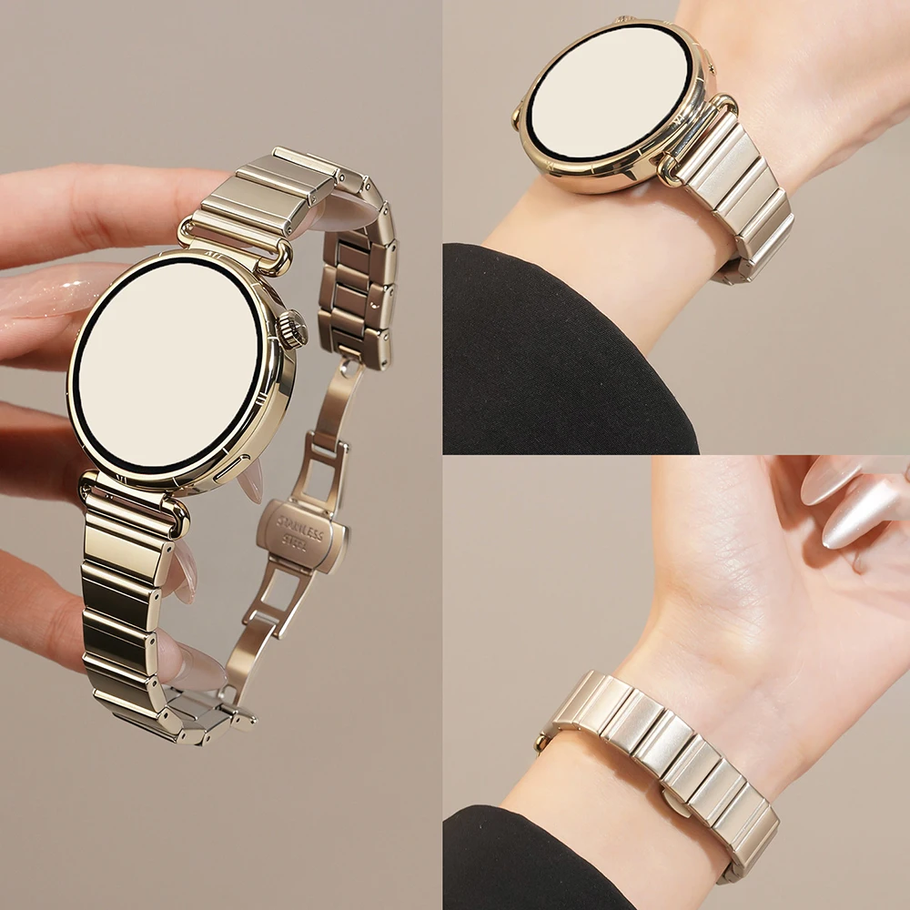Elegant Metal Watch Band 18mm for Huawei GT Series 41mm