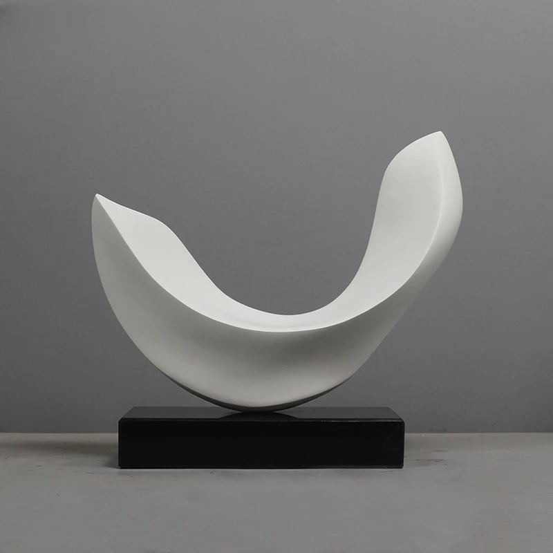 

New solid color abstract modern sculpture ornaments, fiberglass resin home accessories, living room, model room, clubhouse villa
