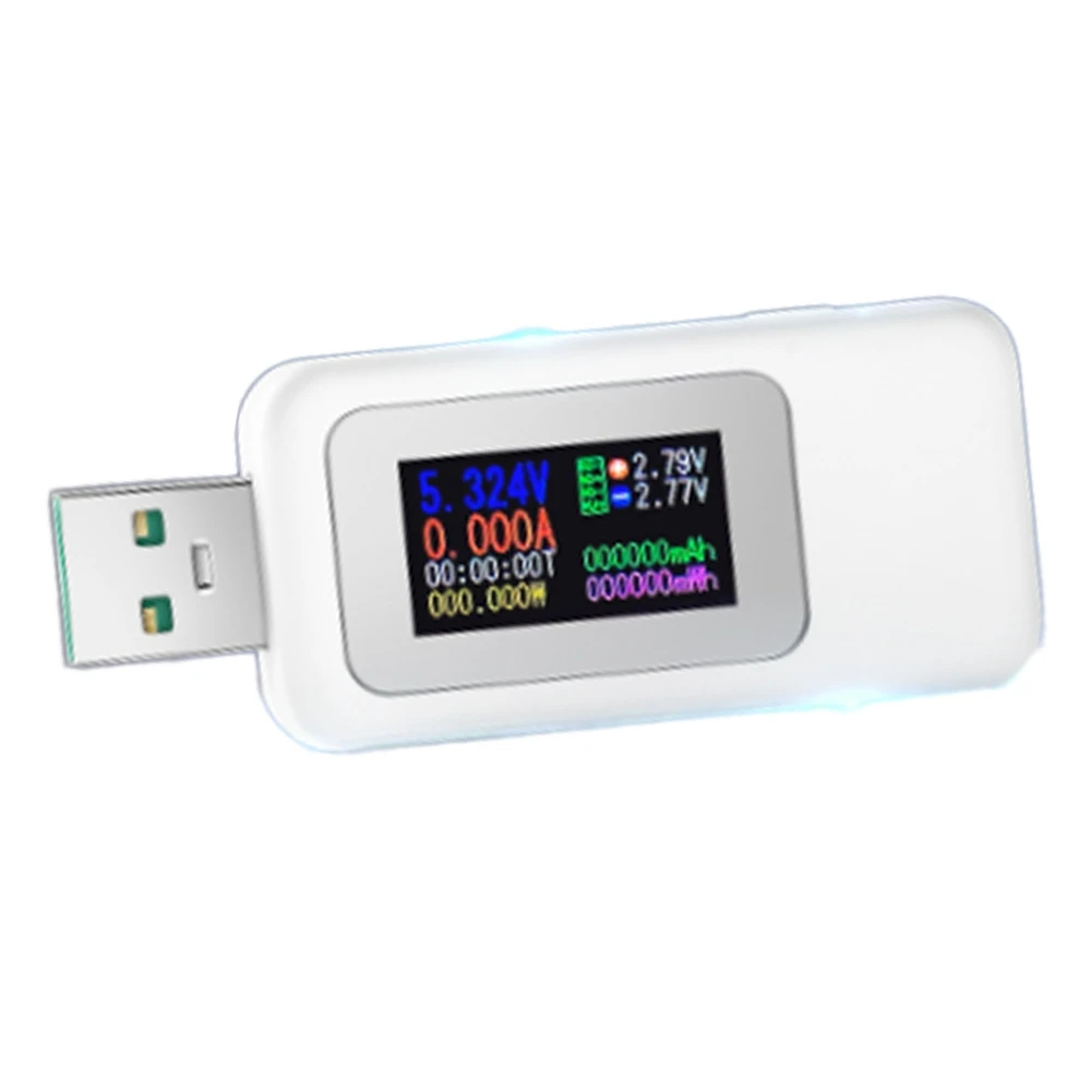 

USB-тестер с цветным дисплеем, 0-а, 4-30 в