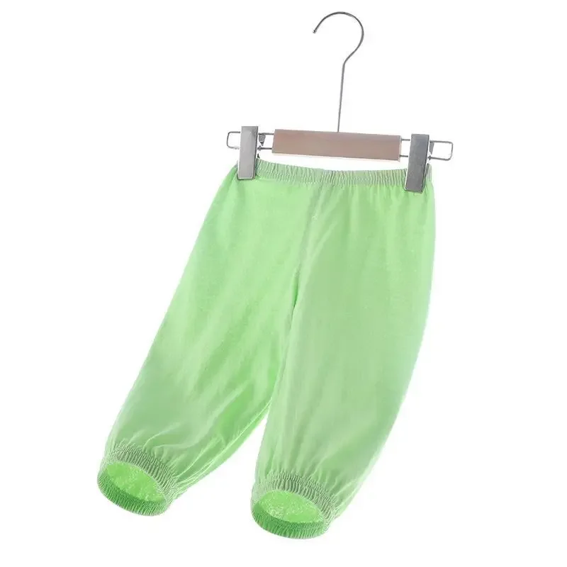 Children's Mosquito-Resistant Pants Thin Cotton Casual Loose Long Trousers Baby Boys Girls Summer Anti-Mosquito Clothing