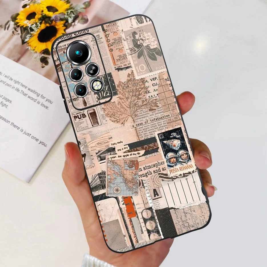 Cute Painted Soft Silicone Phone Case Back Cover Bumper