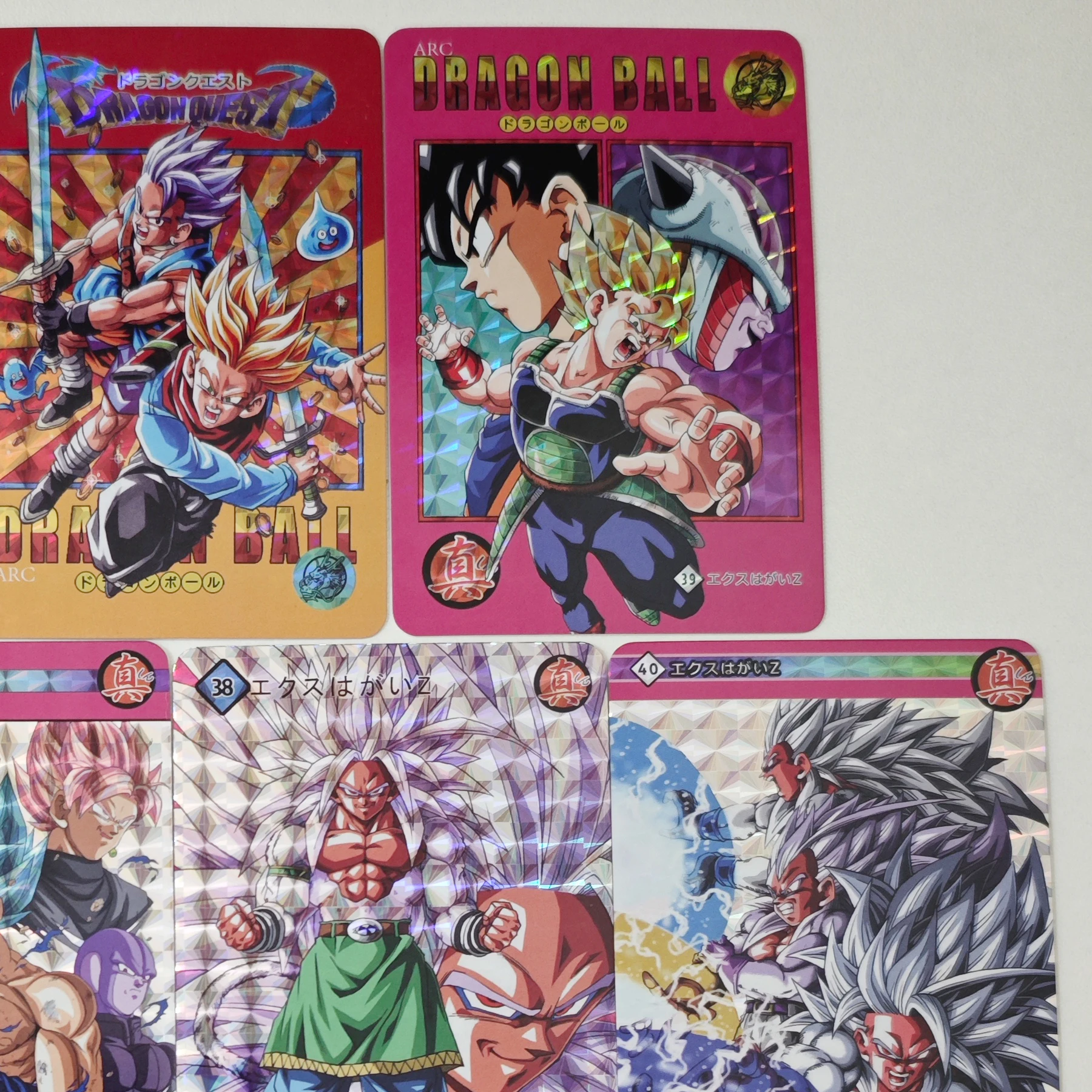 11Pcs/set Diy Dragon Ball Super Saiyan Collection Card Grid Flash