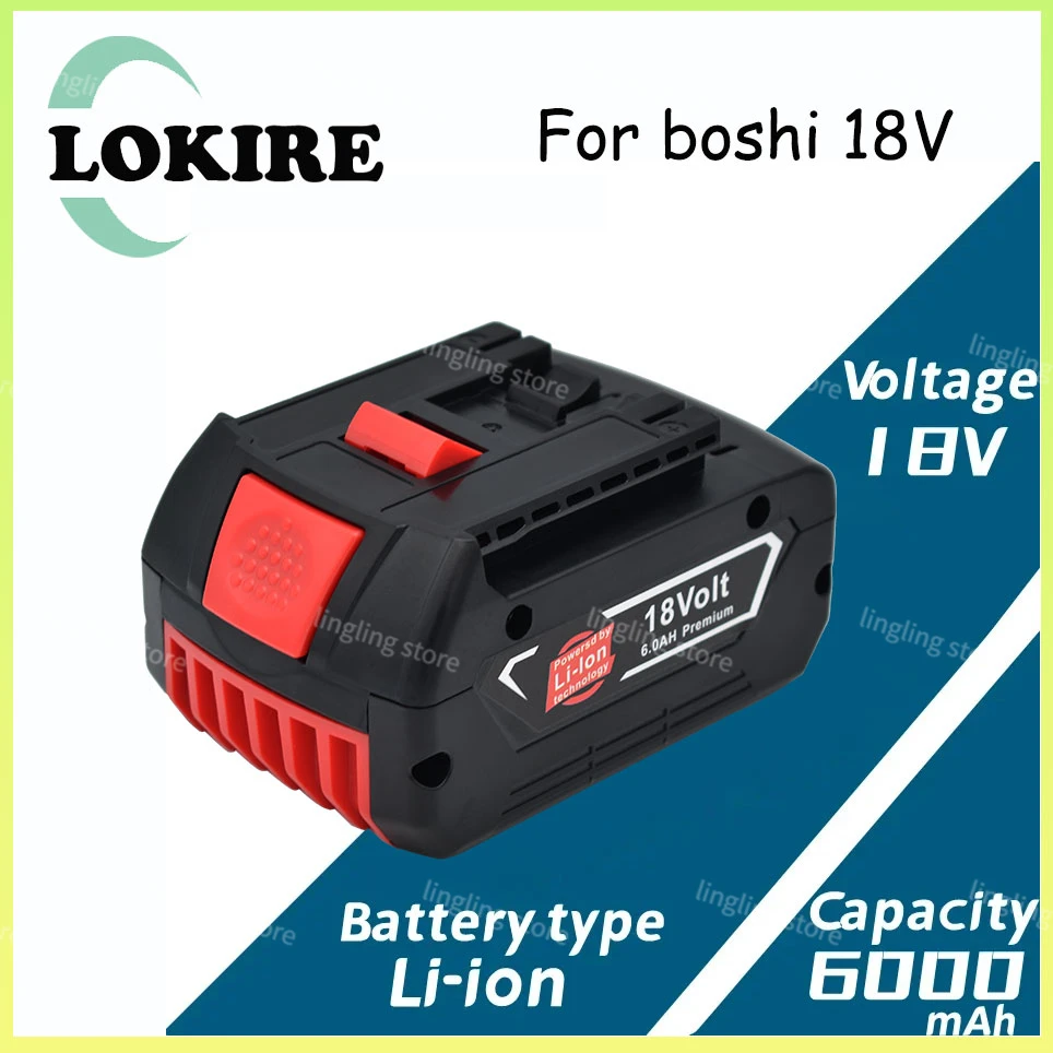 

For Bosch 18V 6.0AH rechargeable lithium-ion battery