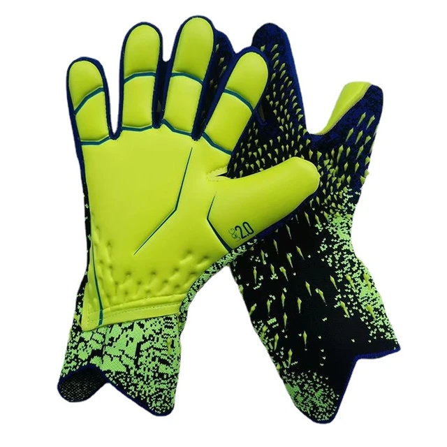 Size 6-10 Latex Football Goalkeeper Gloves Kids Thickened Football  Professional Adults Teenager Goalkeeper Soccer Goalie Gloves