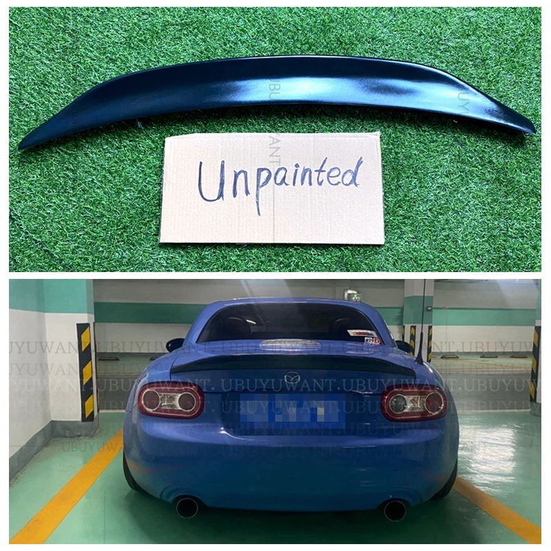 Per Mx5 Nc Ncec Roster Miata Epa Tipo 3 2009-2015 In Fibra Di Carbonio Posteriore Tronco Spoiler Coda Boot Lip Wing (Prht Hard Top Solo)