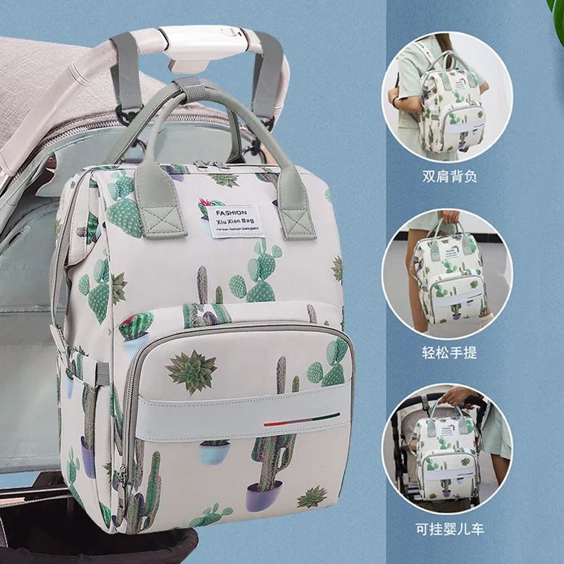 

Maternity Diaper Bag Waterproof Large Capacity Mommy Bag Baby Stroller Bag Nappy Backpack For Mom Travel Baby Bag