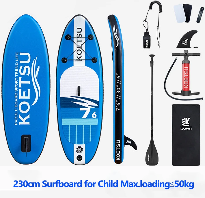 

New KOETSU SUP 335cm Inflatable Stand-up Paddle Board Surfboard Water Sport Kayak Surf Set for Racing/Water Yoga/Surfing