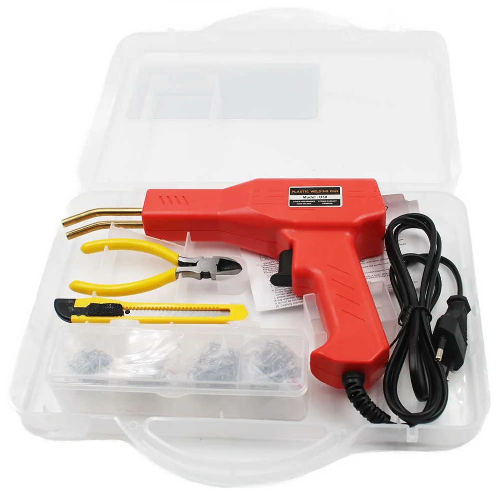 

Handy Plastic Welder Garage Tools Hot Staplers Machine Staple PVC Repairing Car Bumper Repair Stapler