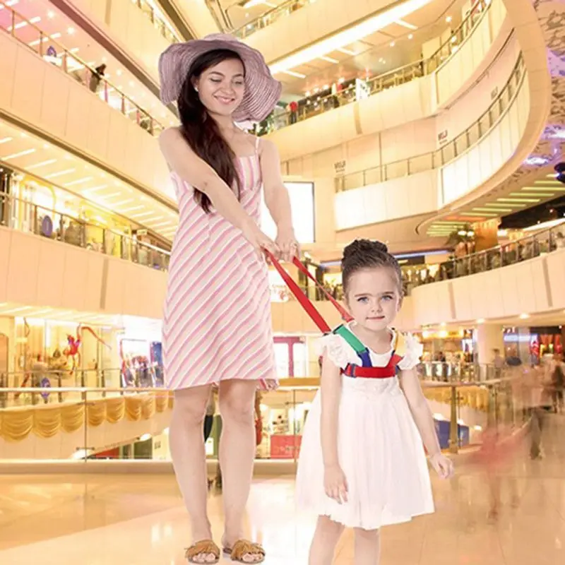 

Новый детский ремень безопасности для малышей, регулируемый полезный уличный детский ремень для помощи при прогулке, линия