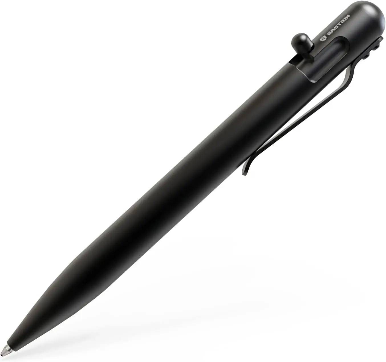 

BASTION Luxury Bolt Action Pen, Durable Professional Ballpoint Pen with Fine Tip, EDC Tactical Pen Ink Refillable Pen - Zirconiu