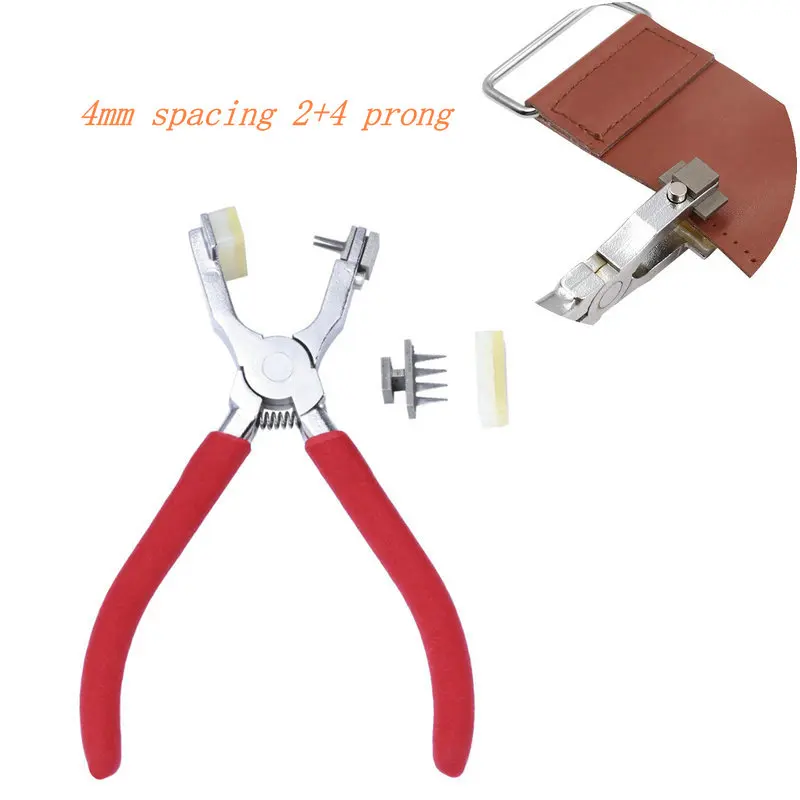 Leather Upgraded version of diamond pliers puncher Hole Belt Straps