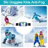 Children Anti-Fog Snowboard Goggles Snow Sports Goggles windproof sports ski HD glasses snow goggles Outdoor Skiing Supplies 5