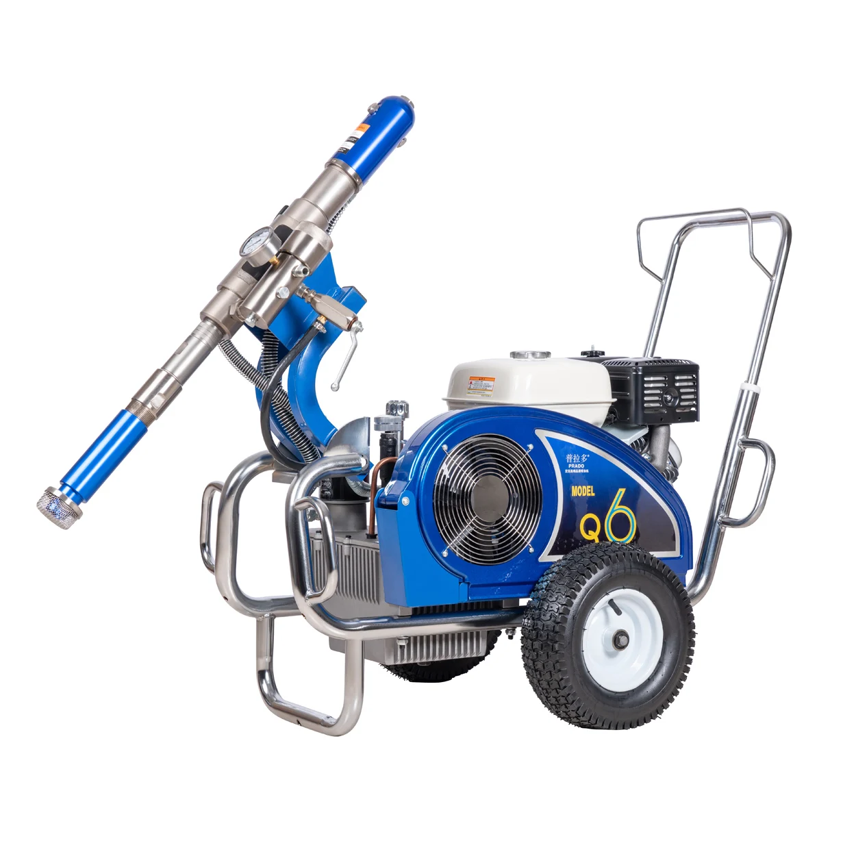 High pressure airless spray gun with nozzle protection pump and professional airless spray machine 4