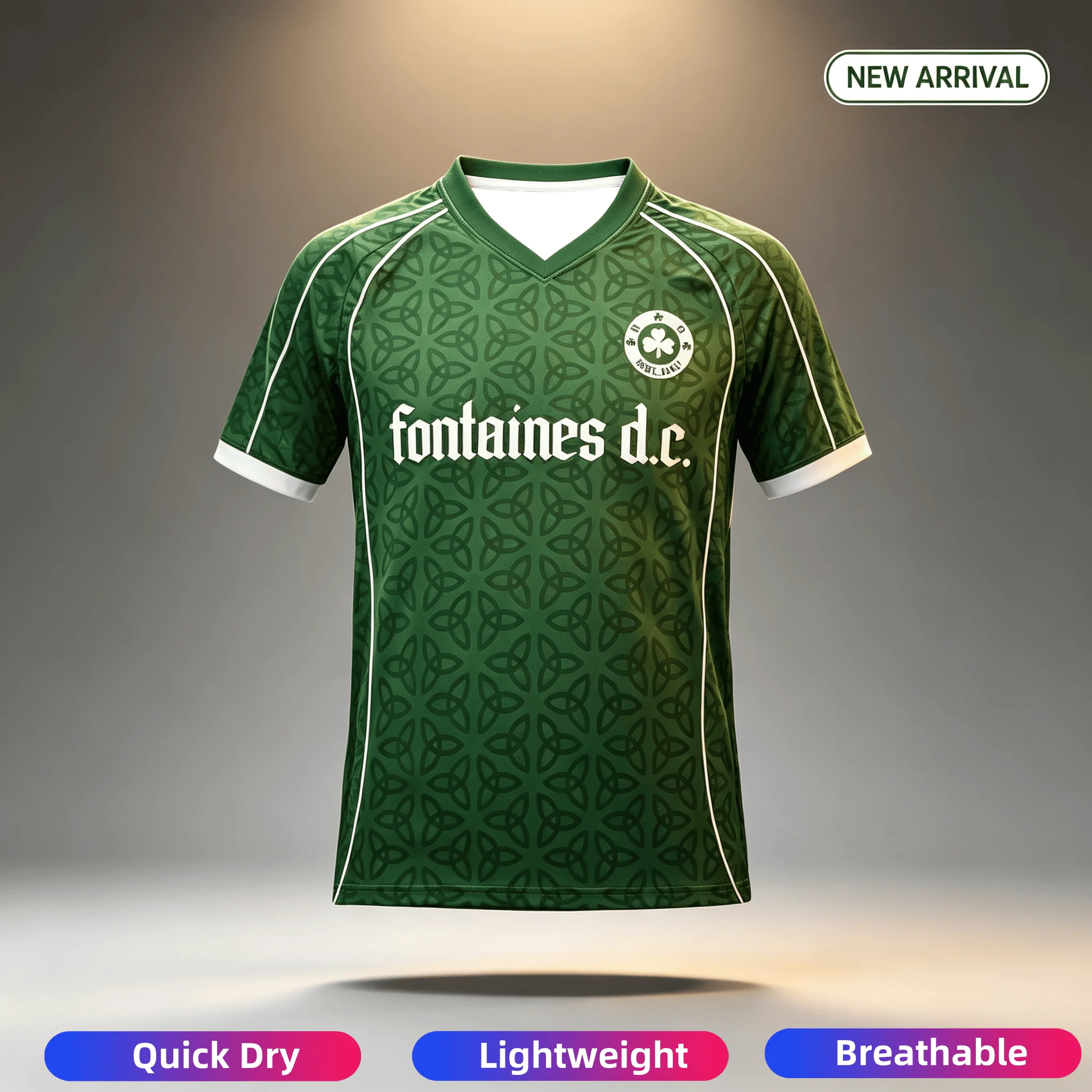 Fontaines D.C. 2026 Romance Tour Jersey für Männer und Frauen Schnelltrocknend Atmungsaktiv Y2k Sommer Sport Übergroßes Lässiges Kurzarm-T-Shirt