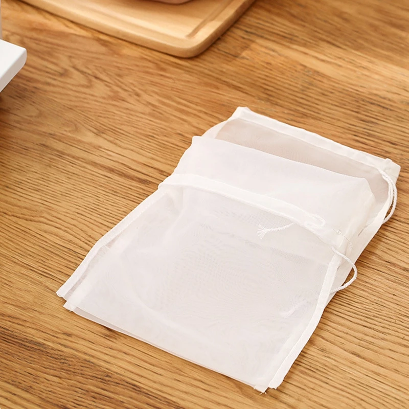 80 sacchetti filtro in nylon per latte di soia a rete, noci, yogurt