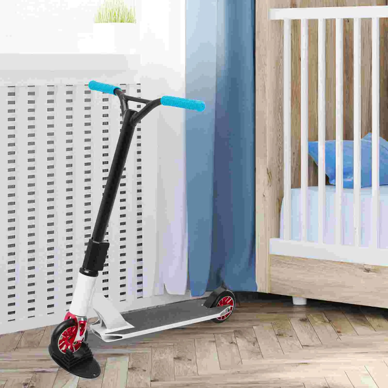 Electric Scooter Kickstand 2Pcs Scooter Stand Pro Stunt Kid For Set Of Parking Bracket Electric Scooter Bracket Foot Support Modification Gray