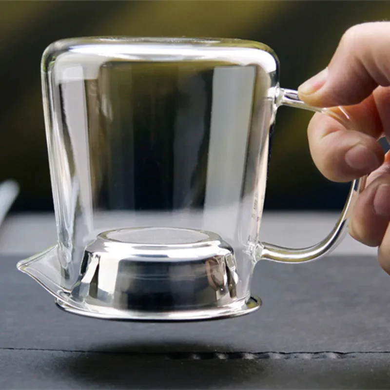 Heat-resisting Glass Tea Cup, Pitcher, Clear Teacups, Chinese Tea Divider, Coffee Milk Frothing Jug, Delicate Teaware Pot