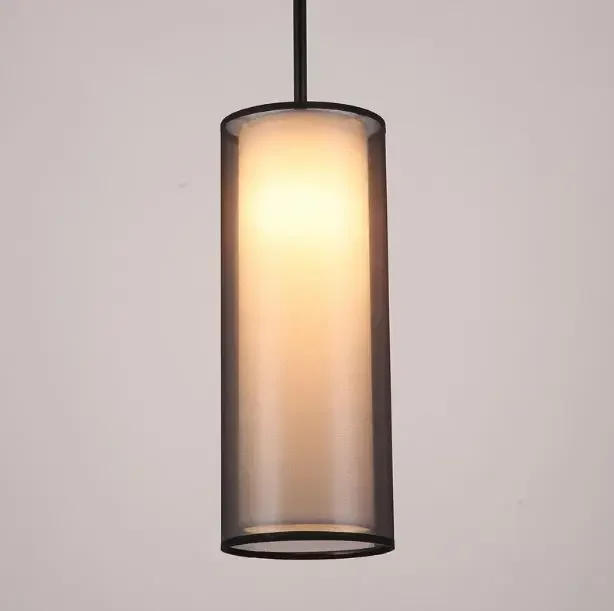 

Modern minimalist Nordic living room bedroom bedside chandelier creative personality fabric hotel restaurant led lamps