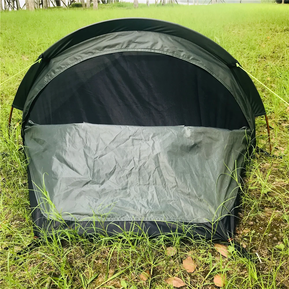 Ultralight Camping Tent Backpacking Tourist Tent Outdoor Sleeping Bag Bivy Bag Waterproof Single Person Travel Bivvy
