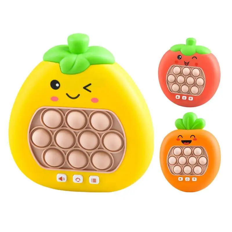 

Children Pop Push Bubble Toy Kids Breakthrough Game Console Light Up Pattern Popping Games Child Puzzle Quick Push Game Machines