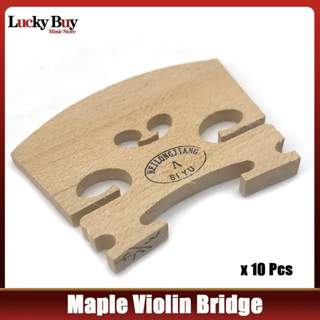 Ponti Per Violino 4/4 In Legno Di Acero - 5 Pezzi | Ricambio Qualità Sonora - Foto 3