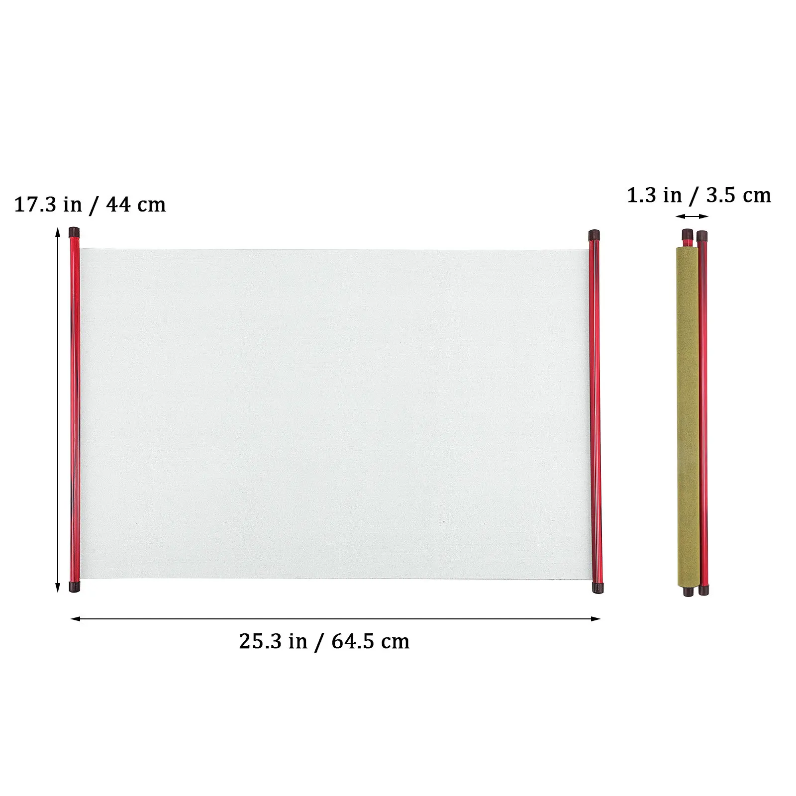 물로 쓰는 천 스크롤, 서예 연습용 빈 스크롤, 중국화 재사용 가능 친환경 휴대용 예술 작품