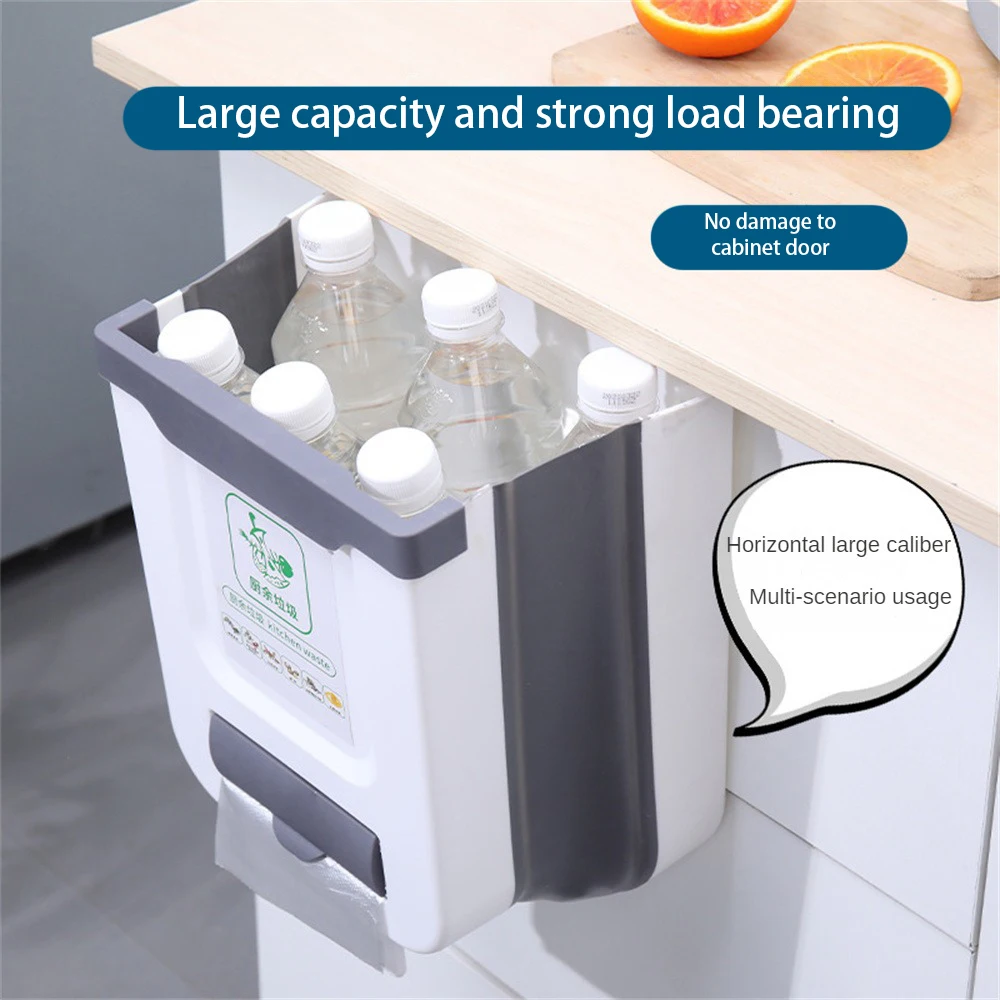 Camping Car Foldable Trash Can For Motorhome Home Car Kitchen