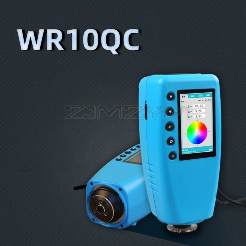 Portable Colorimeter 4/8mm Digital Precise LAB Color Tester Difference Meter TFT Display WR10 Series