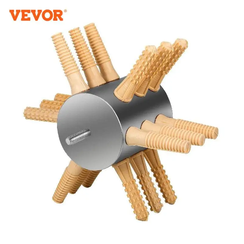 VEVOR Chicken Plucker Drill Attachment Stainless Steel Chicken Plucker 18/24 Fingers Feather Removal Machine