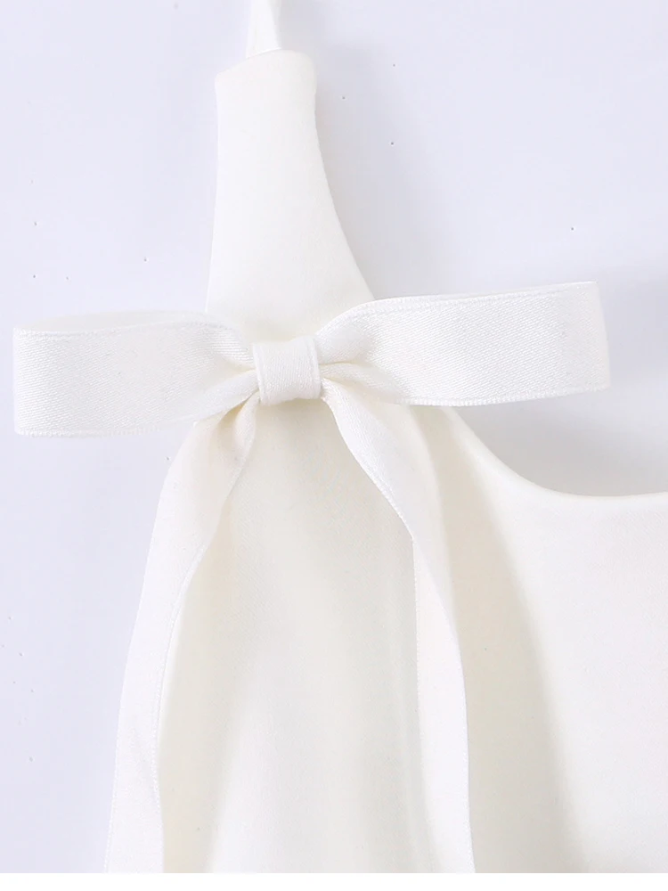 Women's Bow Halter Top 2025 New Sleeveless Backless Sexy Short Tops Fashion Personality Elegant Summer Top