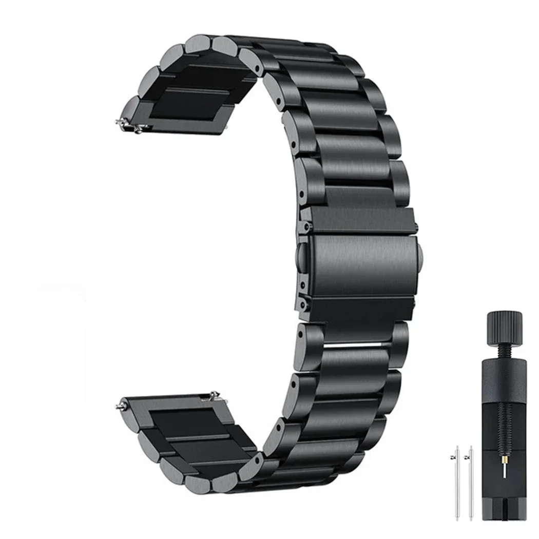 Stainless Steel Strap - 18mm/20mm Premium Watchband Bracelet