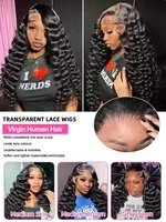 Perruques Lace Front HD transparentes 13x6, en cheveux humains, sans colle, à ondulations profondes souples et bouclées effet mouillé, pour femmes, prêtes à porter pour les vacances 6