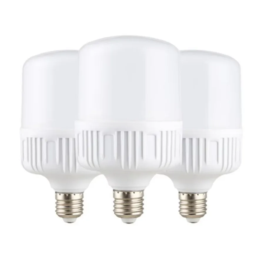 220V 100W E27 LED 나사 입 빛 깜박임 없음 고휘도 백색광 눈 보호 높은 방열 전구