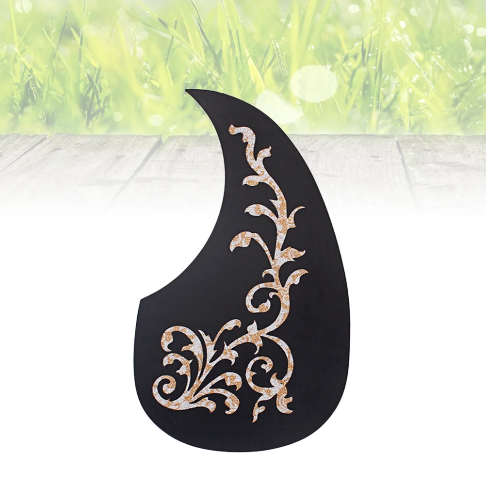 

Guitar Pickguard Tree Vine Flower Self-adhesive Water drop Shape Guard Scratch Plate Guard Plate Guard Sticker