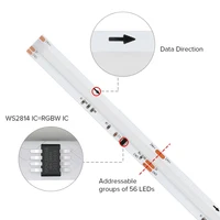 FCOB SPI RGBW IC LED Light Strip WS2814 Addressable 784 LED Dream Color 10mm DC24V SK6812 High Flexible FOB COB Lights RA90 IP30 - Image 6