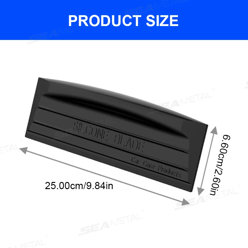 SEAMETAL Soft Silicone Handy Squeegee Car Wrap Tools Non-Scratch Car Window Wiper Drying Blade Clean Scraping Scraper Accessorie car wrapping tools,window wiper,silicone scraper,vinyl squeegee,silicone squeegee,window tinting squeegee,automotive film tools,window tint squeegee