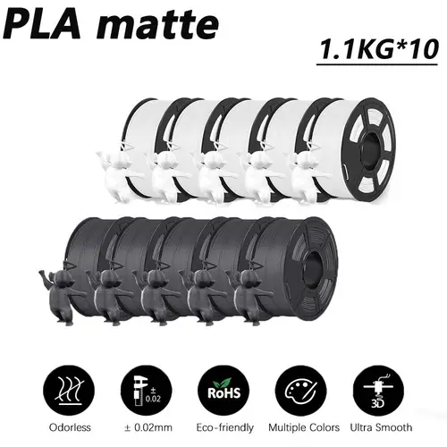 JAYO 3D Printer PLA/PLA Meta/PETG/PLA PLUS/PLA Matte Filament 1.75mm 9/10 Rolls 3D Printing Materials for 3D Printer&3D Pen - Image 13