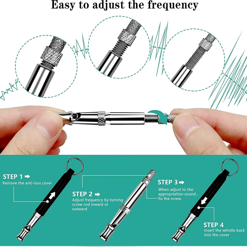 Dog Whistle for Stop Barking Professional Dog Whistles Puppy Ultrasonic Bark Control Training Tools Pet Training Accessories