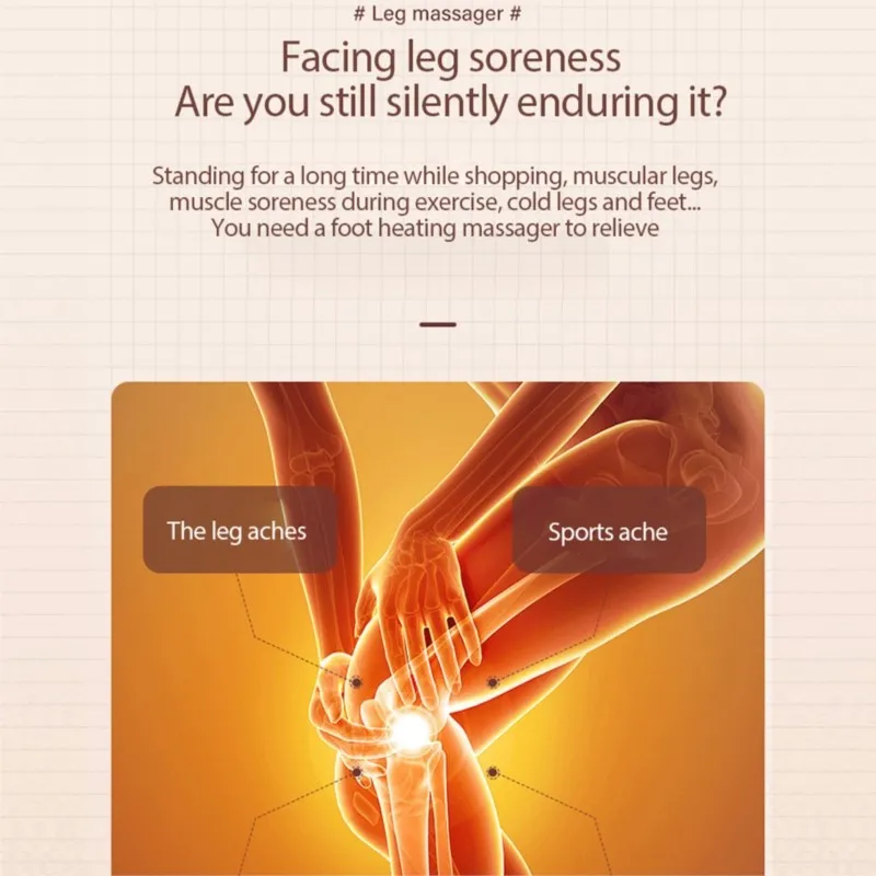 Home Air Wave Leg Massager Air Circulation Massager Intelligent inflatable Air Pressure Leg beauty instrument