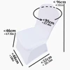 jiaorui 20/30/50/100/150Pcs Spandex Wedding Chair Seat Cover 5