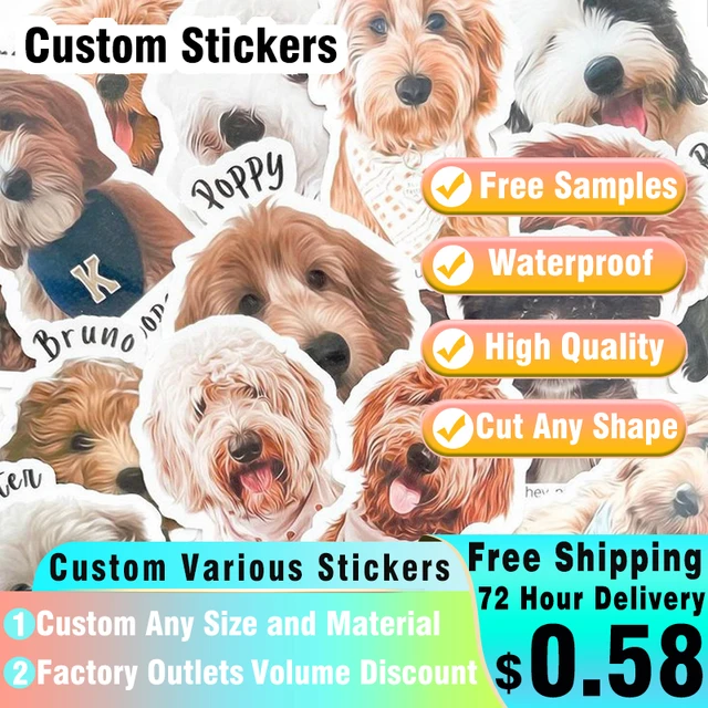 Custom Stickers with Logo: Waterproof Kawaii Anime Stickers for Every Occasion