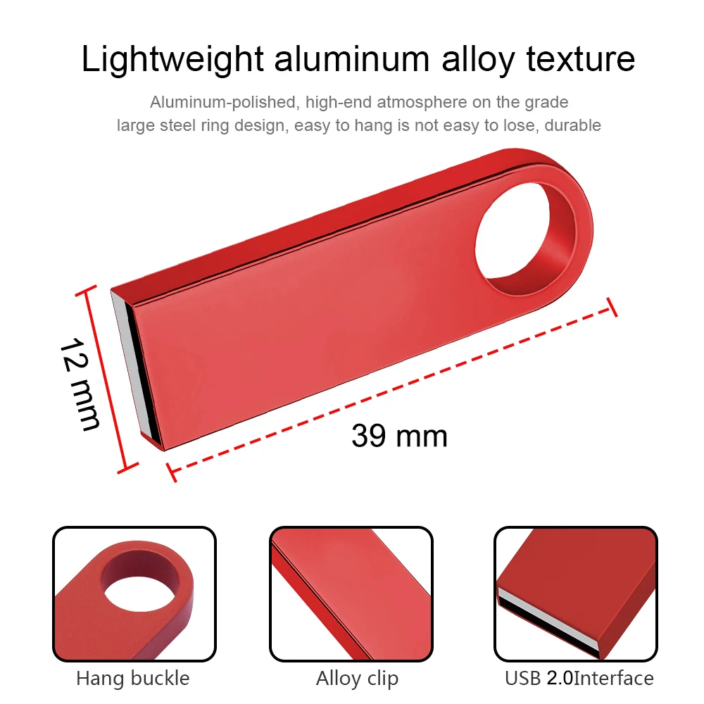 10/50/100 Pcs/lot Free Logo metal USB Flash Drive 64GB 32GB 8GB 4GB memory Flash USB Stick pen drive 128mb 512mb PenDrive 2.0