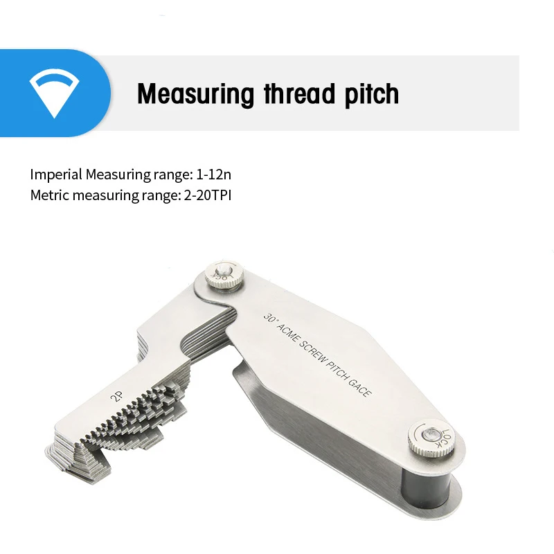 テクニカルピッチ technical pitch HUOTO14/16Blade Pitch GaugeACME 29/30 Degree Tooth Pattern