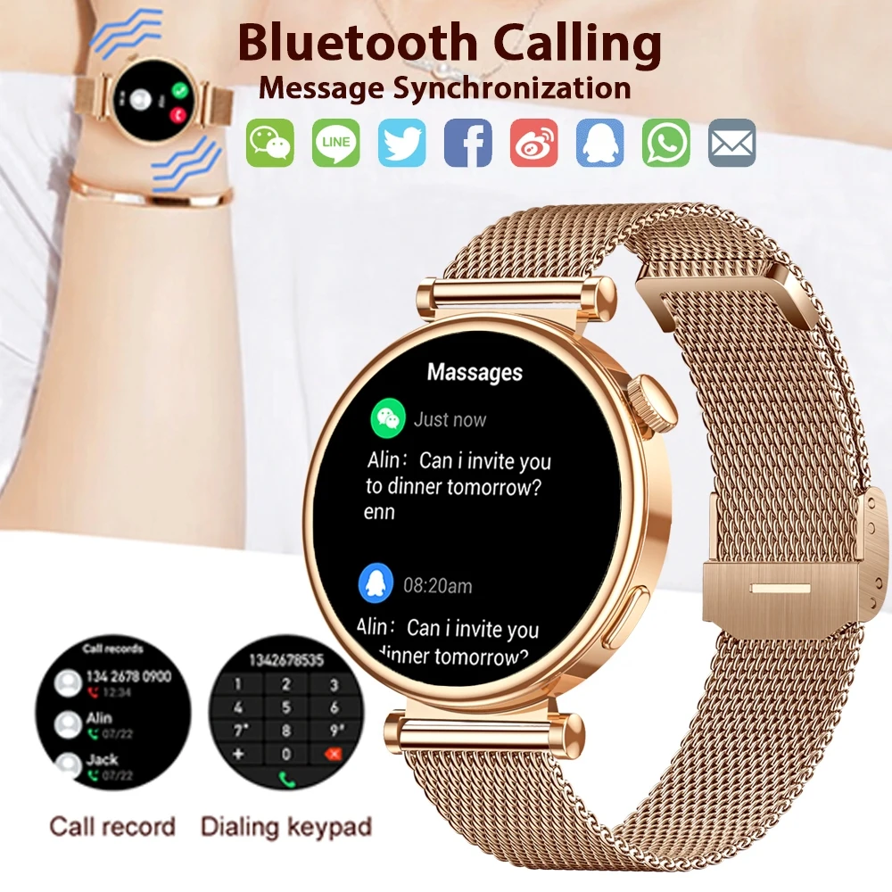  AMOLED ũ Ʈġ, 360*360 HD, ɹڼ,  м, IP68 ,  ȭ Ʈ ġ, 2024 ǰ